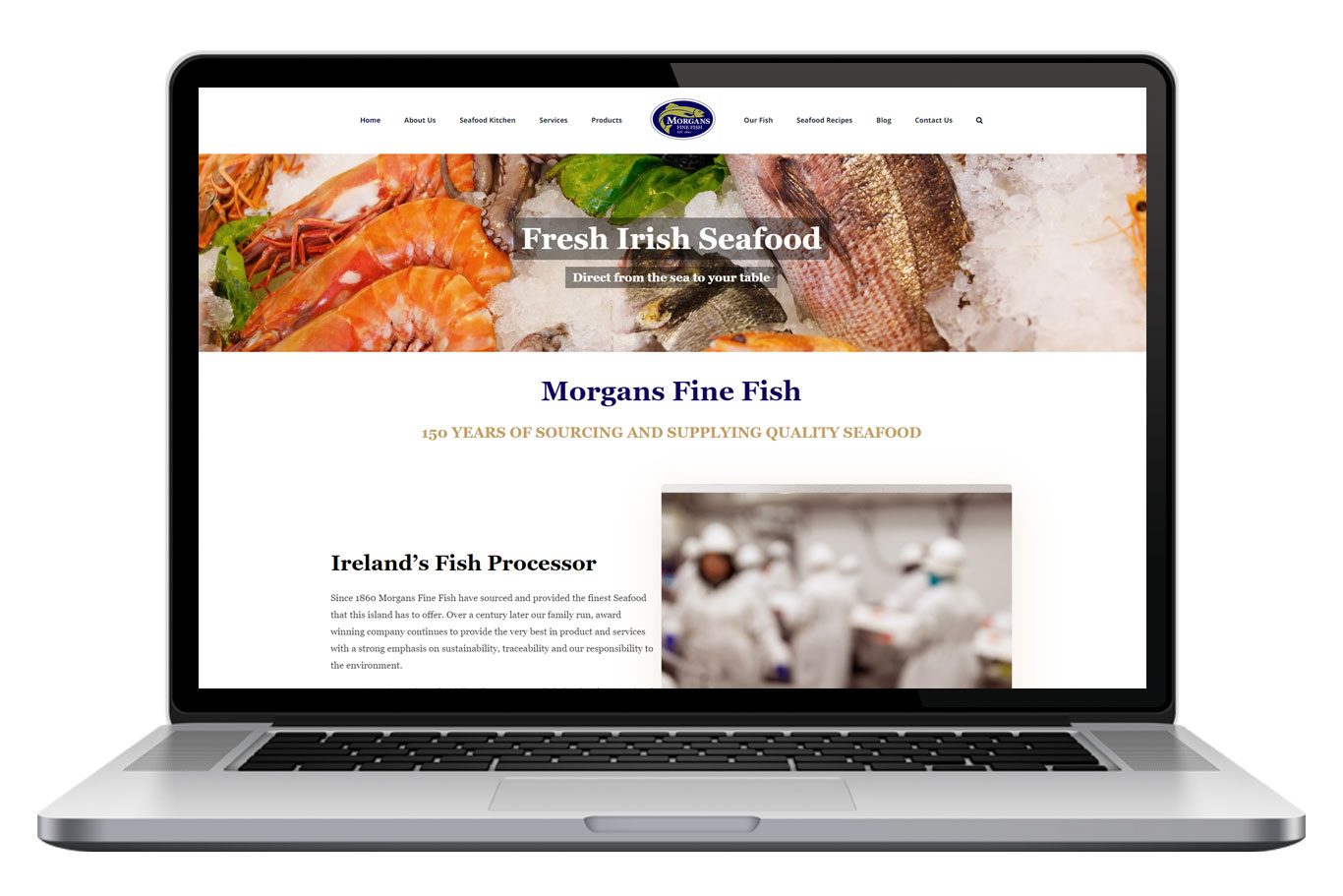 Morgans Fine Fish Website